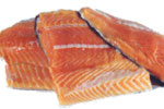 Fresh WILD CHINOOK KING Salmon Steaks or Fillets